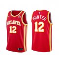 Camiseta De'Andre Hunter NO 12 Atlanta Hawks Icon 2020-21 Rojo