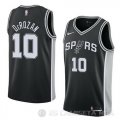 Camiseta Demar Derozan #10 San Antonio Spurs Icon 2017-18 Negro