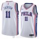 Camiseta Demetrius Jackson #11 Philadelphia 76ers Association 2018 Blanco