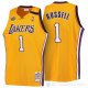 Camiseta Deng #1 Los Angeles Lakers Retro Amarillo 1999/2000