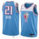 Camiseta Deyonta Davis #21 Sacramento Kings Ciudad 2018 Azul