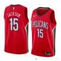 Camiseta Frank Jackson #15 New Orleans Pelicans Statement 2018 Rojo