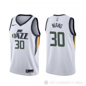 Camiseta Georges Niang #30 Utah Jazz Association Blanco