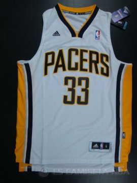 Camiseta Granger #33 Indiana Pacers Blanco