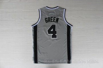 Camiseta Green #4 San Antonio Spurs Gris