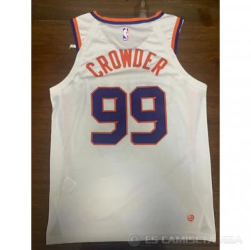 Camiseta Jae Crowder #99 Phoenix Suns Association Autentico Blanco
