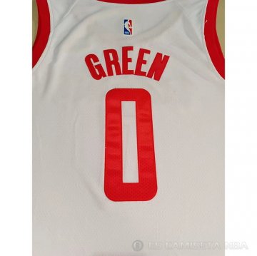 Camiseta Jalen Green #0 Houston Rockets Association Blanco