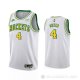 Camiseta Jalen Green #4 Houston Rockets Classic 2022-23 Blanco