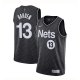 Camiseta James Harden NO 13 Brooklyn Nets Earned 2020-21 Negro