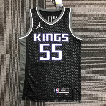 Camiseta Jason Williams NO 55 Sacramento Kings Statement 2020-21 Negro
