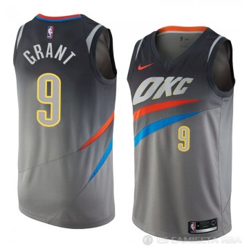 Camiseta Jerami Grant #9 Oklahoma City Thunder Ciudad 2018 Gris