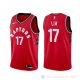 Camiseta Jeremy Lin #17 Toronto Raptors Icon Rojo