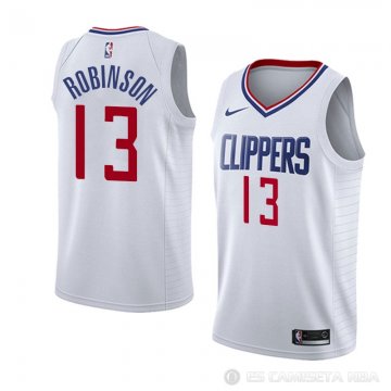 Camiseta Jerome Robinson #13 Los Angeles Clippers Association 2018 Blanco