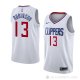 Camiseta Jerome Robinson #13 Los Angeles Clippers Association 2018 Blanco