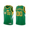 Camiseta Jordan Clarkson NO 00 Utah Jazz Earned 20-21 Verde