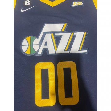 Camiseta Jordan Clarkson #00 Utah Jazz Icon Azul