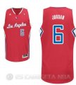 Camiseta Jordan #6 Los Angeles Clippers Rojo