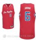 Camiseta Jordan #6 Los Angeles Clippers Rojo