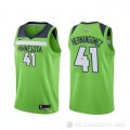 Camiseta Juancho Hernangomez #41 Minnesota Timberwolves Statement 2019-20 Verde