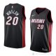 Camiseta Justise Winslow #20 Miami Heat Icon 2018 Negro