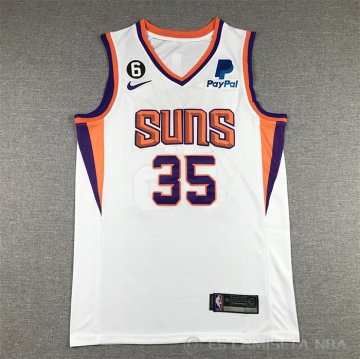 Camiseta Kevin Durant #35 Phoenix Suns Association Blanco