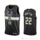 Camiseta Khris Middleton #22 Milwaukee Bucks Statement 2020-21 Negro