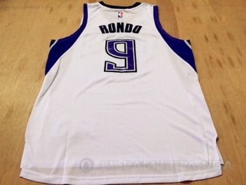 Camiseta Rondo #9 Sacramento Kings Blanco