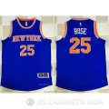 Camiseta Knicks #25 Real Player Bordado Edicion Rose Azul
