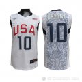 Camiseta Kobe Bryant #10 USA 2008 Blanco