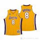 Camiseta Kobe Bryant NO 8 Los Angeles Lakers Icon 1999-00 Finals Bound Amarillo