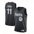 Camiseta Kyrie Irving NO 11 Brooklyn Nets Earned 2020-21 Negro