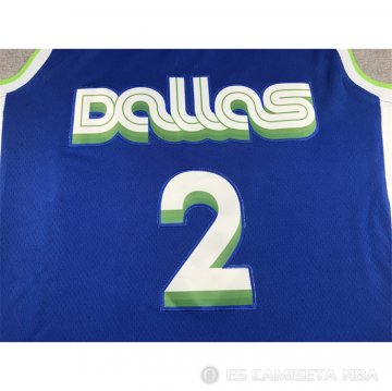 Camiseta Kyrie Irving #2 Dallas Mavericks Ciudad 2022-23 Azul