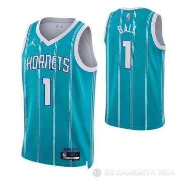 Camiseta LaMelo Ball #1 Charlotte Hornets Icon 2022-23 Verde