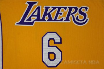 Camiseta Clarkson #6 Los Angeles Lakers Amarillo