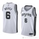 Camiseta Lonnie Walker #6 San Antonio Spurs Association 2018 Blanco