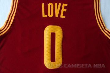 Camiseta Love #0 Cleveland Cavaliers Rojo