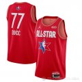 Camiseta Luka Doncic #77 All Star 2020 Dallas Mavericks Rojo