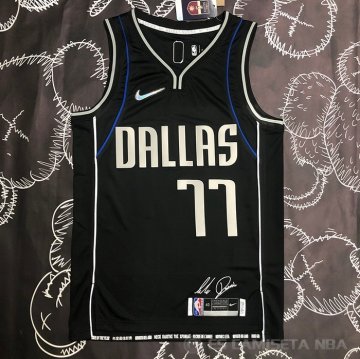 Camiseta Luka Doncic #77 Dallas Mavericks Select Series Negro