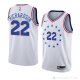 Camiseta Malachi Richardson #22 Philadelphia 76ers Earned 2018-19 Blanco