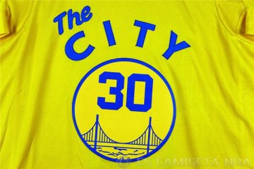 Camiseta Curry #30 Golden State Warriors Amarillo