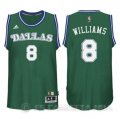 Camiseta Williams #8 Dallas Mavericks Verde