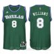 Camiseta Williams #8 Dallas Mavericks Verde