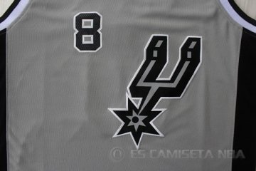 Camiseta Mills #8 San Antonio Spurs Gris