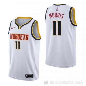 Camiseta Monte Morris #11 Denver Nuggets Association Blanco