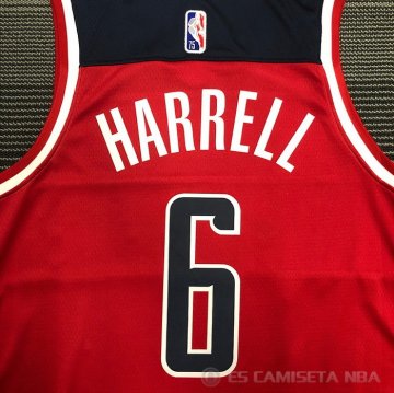 Camiseta Montrezl Harrell NO 6 Washington Wizards Icon 2020-21 Rojo