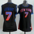 Camiseta Anthony #7 New York Knicks Mujer Negro