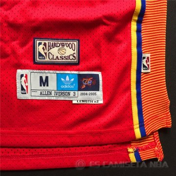 Camiseta Nata Iverson #3 Philadelphia 76ers Rojo
