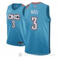 Camiseta Nerlens Noel #3 Oklahoma City Thunder Ciudad 2018-19 Azul