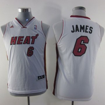 Camiseta James #6 Miami Heat Nino Blanco