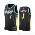 Camiseta Obi Toppin #1 Indiana Pacers Ciudad 2023-24 Negro